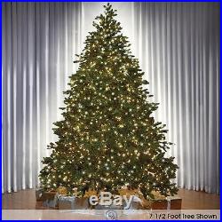 The World's Best Prelit Noble Fir 6.5' Full 800 LED MULTICOLOR Christmas Tree