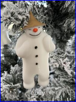 The snowman raymond briggs Set Of 13 Party Snowmen Christmas Tree Decorations