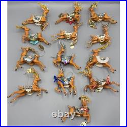 Thomas Kinkade Sugar Plum Reindeer Ornament Collection 13 Ashton Drake new box