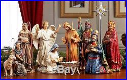 Three Kings Gifts 14-Piece The Real Life Nativity, 7-Inch
