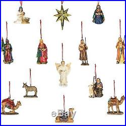 Three Kings Gifts Real Life Nativity Ornament Set