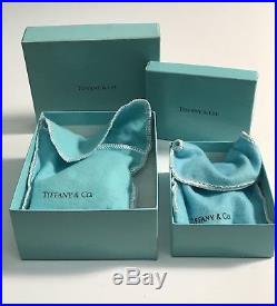 Tiffany & Co Crystal Christmas Tree & Acorn In Box 2 Pieces