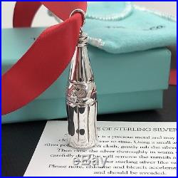 Tiffany & Co Sterling Silver Holiday Christmas Coke Coca-Cola Bottle Ornament