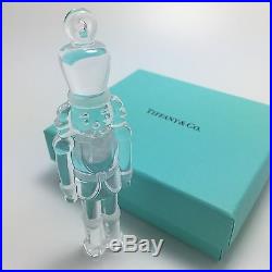 Tiffany Crystal Nutcracker Soldier Queen's Guard Ornament 4.25