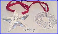 Tiffany Crystal Star Christmas Ornament Holiday Decoration Gift