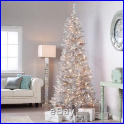 Tiffany Tinsel Pre-Lit Christmas Tree by Sterling Tree Company, 9 ft
