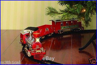 Traditional Christmas Tree Train Set JUMBO with Lights & Sounds Decoration