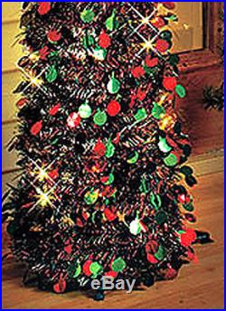 Tree Christmas Artificial Lights Pre Lit LED 5.42 Ft Holiday Decoration Home NEW