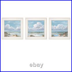Trendy Decor 4U Beautiful Day I, II III Framed Wall Art Modern Home Decor 3 Pie