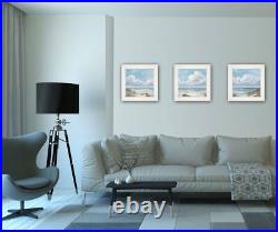 Trendy Decor 4U Beautiful Day I, II III Framed Wall Art Modern Home Decor 3 Pie