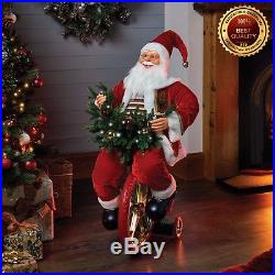 Tricycle Singing and Dancing Santa CHRISTMAS DECORATION INDOOR 92cm large