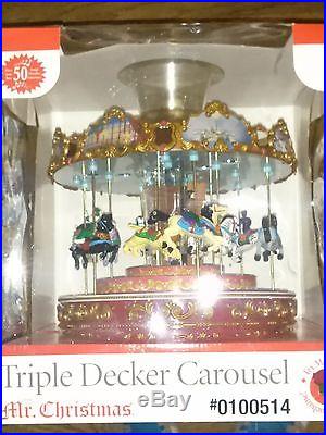 Triple Decker Carousel Mr. Christmas