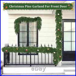 Tulvend 16ft Christmas Cedar Garland Indoor Outdoor