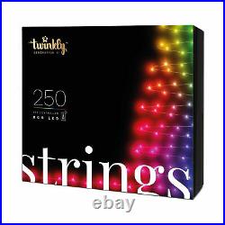 Twinkly 250 LED RGB Multicolor 65.5 ft String Lights, Bluetooth WiFi (Open Box)