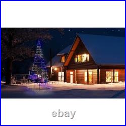 Twinkly 300RGB+W LED 6.5' Light Christmas Tree, Multi, Wifi, App, Voice Active