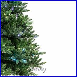 Twinkly 7.5ft Pre Lit App Controlled Christmas Tree w 400 RGB+W LEDs (Used)