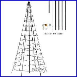 Twinkly Aluminium Pole Kit For Twinkly Lit Flag Pole Tree Christmas Decor 20 ft