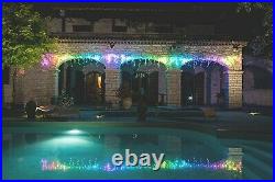 Twinkly App Control Icicle Light With 190 Multicolor RGB+W LED Lights