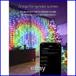 Twinkly Curtain App-Controlled Smart LED Christmas Lights 210 RGB (Open Box)