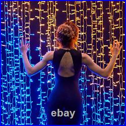 Twinkly Curtain App-Controlled Smart LED Christmas Lights 210 RGB (Open Box)