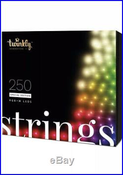 Twinkly Generation II Smart LED String Lights App Controlled RGB&W Special 250ct