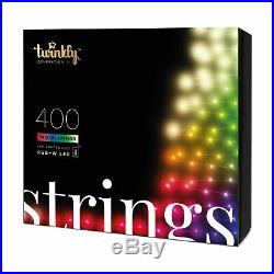 Twinkly Smart Custom 400 Bulb LED RGB+W App-Controlled String Lights (Used)