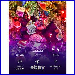 Twinkly String + Music 600 LED RGB Christmas Lights with Music Syncing Device