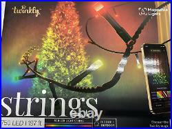 Twinkly Strings 750 LED 198 ft Mappable Lights Christmas Lights