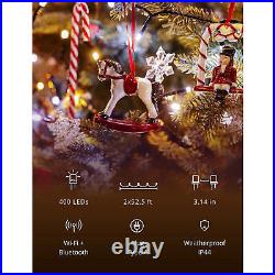 Twinkly Strings App-Controlled LED Christmas Lights 400 AWW (Amber & White)