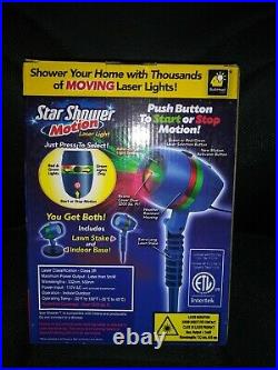 Two! BulbHead Star Shower Motion Laser Light Christmas Light Shows