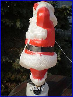 UNION Products 42 Blow Mold Santa Claus Lighted Christmas Outdoor Yard Decor