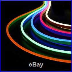 USA! 100ft LED Neon Rope Lights Flex Tube Sign Decor Outdoor Home Party Room BAR