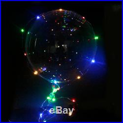 US Light Up LED Balloon Light Colorful Luminous Birthday Party Christmas Decor