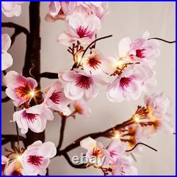 Uieke Cherry Blossom Tree, 6FT 96 Fairy Lights Artificial Lighted Tree for Ho