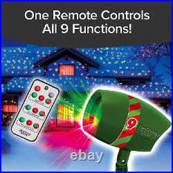 Ultra 9 Outdoor Laser Holiday Projector with Remote, 2 Pack, AS-SEEN-ON-TV, New