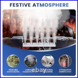 Ultrasonic Mist Maker 12 Heads 9000mL/H Pond Fogger 400W Power Supply Buoy Discs Ultrasonic Mist Maker 12 Heads 9000mL/H Pond Fogger 400W Power Supply Buoy Discs