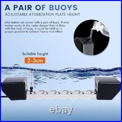 Ultrasonic Mist Maker 12 Heads 9000mL/H Pond Fogger 400W Power Supply Buoy Discs Ultrasonic Mist Maker 12 Heads 9000mL/H Pond Fogger 400W Power Supply Buoy Discs