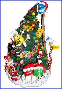 Unique M&M’S Lighted Christmas Tree By The Danbury Mint! 14×9/M&M’s Decorating