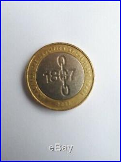 VERY RARE Minting Error 1807 Slave Trade 200 year anniversary Two Pound Coin