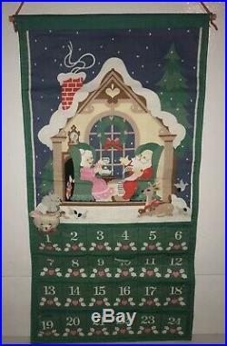 VGC Vintage 1987 Avon Countdown to Christmas Advent Calendar With ORIGINAL MOUSE