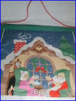 VINTAGE AVON ADVENT CALENDAR CALENDER With MOUSE COUNTDOWN TO CHRISTMAS 1987