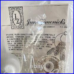 VINTAGE CHRISTMAS June Zimonick XMAS Ornament Bead Kit MARIETTA #389 NOS