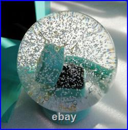 VIP Christmas Gift Snow Globe With Ring Box Inside Crystal Ball with Gift Box
