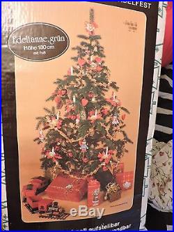 VTG ARTIFICIAL CHRISTMAS TREE 6 FOOT TALL Made In Western Germany 1970's