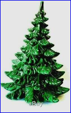 VTG Ceramic Christmas Tree 19 Atlantic Mold 1967 SUPER PRISTINE CONDITION