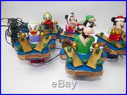 VTG Disney Mr. Christmas Mickey's Musical Holiday Animated Xylophone Songs