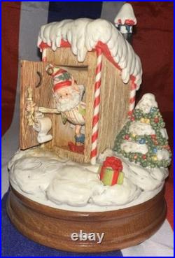 VTG Enesco North Pole Village Simon Outhouse Musical w Box Sandi Zimnicki 876879 VTG Enesco North Pole Village Simon Outhouse Musical w Box Sandi Zimnicki 876879