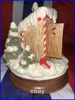 VTG Enesco North Pole Village Simon Outhouse Musical w Box Sandi Zimnicki 876879 VTG Enesco North Pole Village Simon Outhouse Musical w Box Sandi Zimnicki 876879
