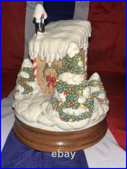 VTG Enesco North Pole Village Simon Outhouse Musical w Box Sandi Zimnicki 876879 VTG Enesco North Pole Village Simon Outhouse Musical w Box Sandi Zimnicki 876879
