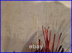 VTG Tinsel Foil Waterfall Christmas Tree Decorations Spun Silk Set of 26